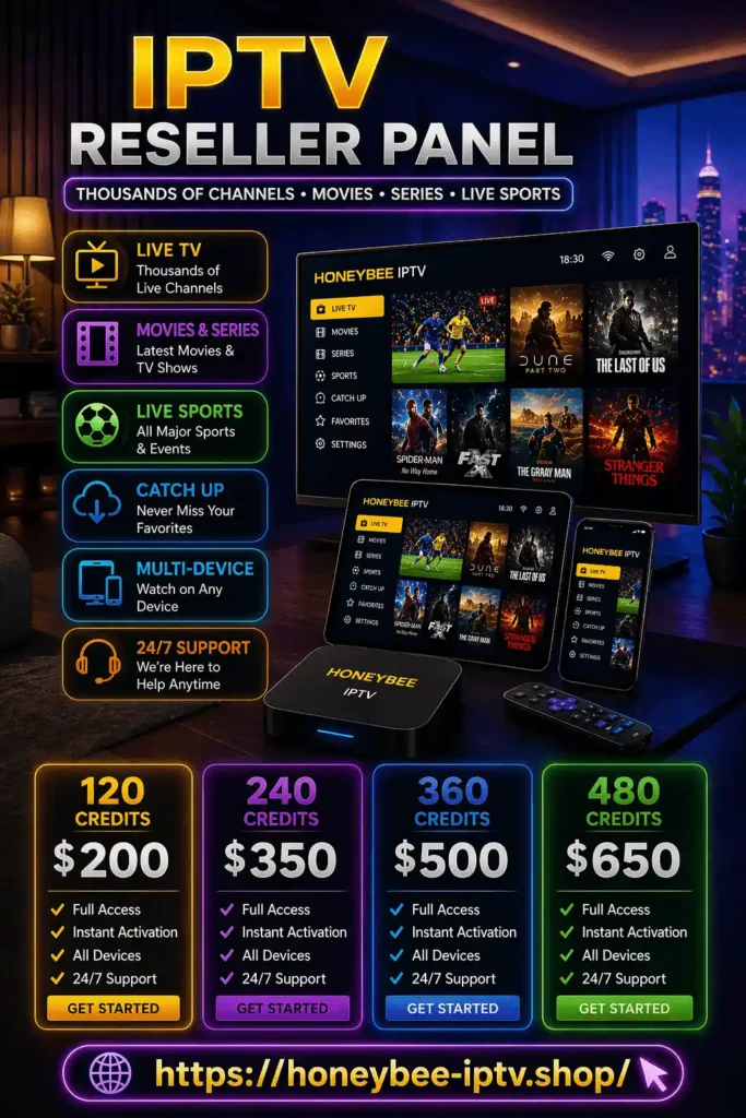 Iptv reseller panel