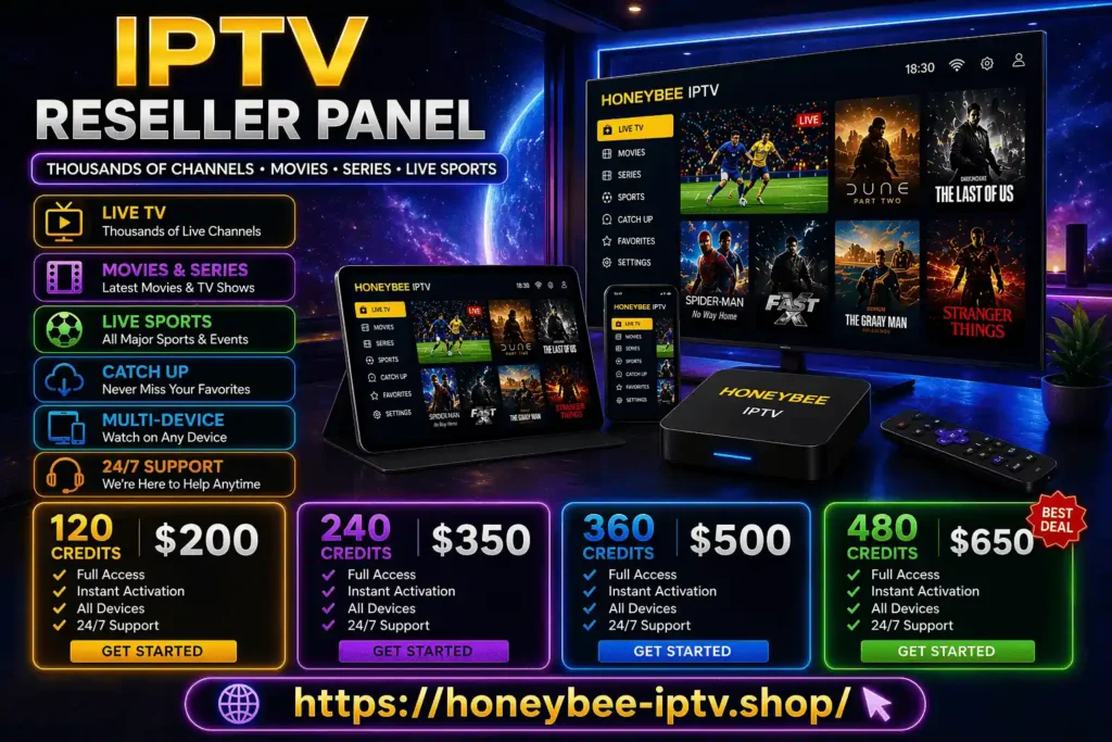 Iptv reseller panel