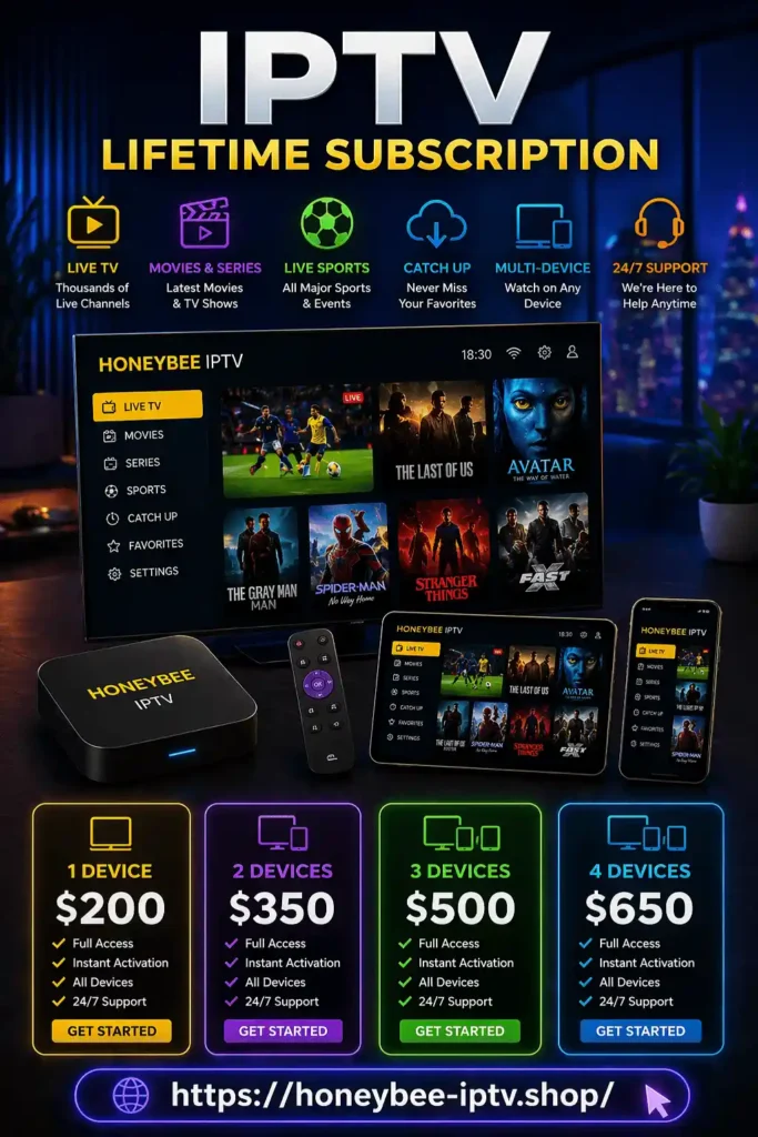 iptv lifetime subscription​